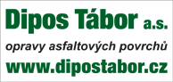 Dipos Tábor a.s. - opravy asfaltových povrchů