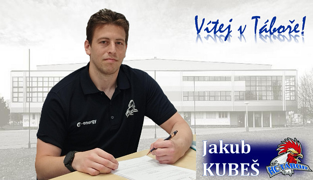 Mohutný kamínek do defenzivní mozaiky táborského týmu. Přichází Jakub Kubeš